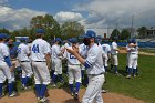 Baseball vs Babson NEWMAC Finals  Wheaton College vs Babson College play in the NEWMAC baseball championship finals. - (Photo by Keith Nordstrom) : Wheaton, baseball, NEWMAC, Babson